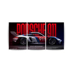 Porsche 911 GT3 R Rennsport | Wall Poster 3 Panel