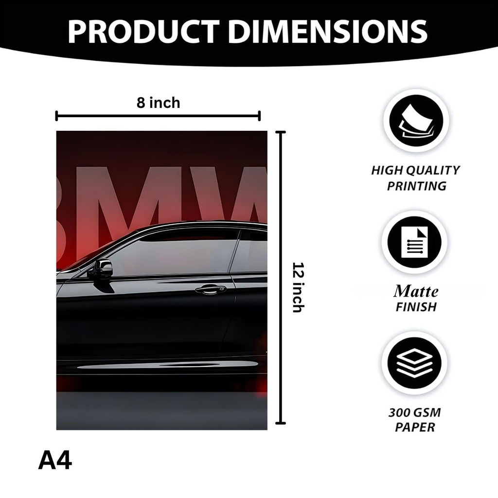 BMW Wall Poster 3 Panal