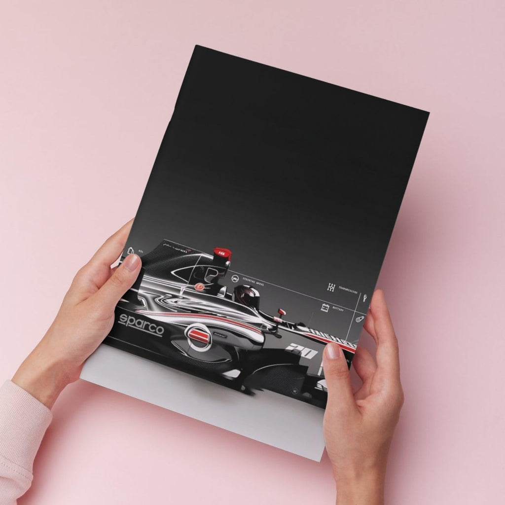 McLaren MP4 Black Edition | Wall Poster 3 Panel