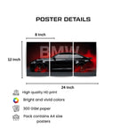 BMW Wall Poster 3 Panal