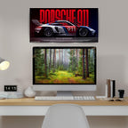 Porsche 911 GT3 R Rennsport | Wall Poster 3 Panel