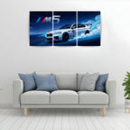 BMW M5 Drift | 3 Panel Wall Art