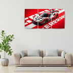 Ferrari 296 GT3 Racing | Wall Poster 3 Panel