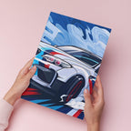 BMW M2 Drift | Wall Poster 3 Panel