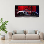 Porsche 911 GT3 R Rennsport | Wall Poster 3 Panel
