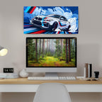 BMW M2 Drift | Wall Poster 3 Panel