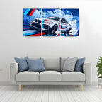 BMW M2 Drift | Wall Poster 3 Panel