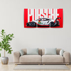 Porsche 911 GT3 R Rennsport | Wall Poster 3 Panel