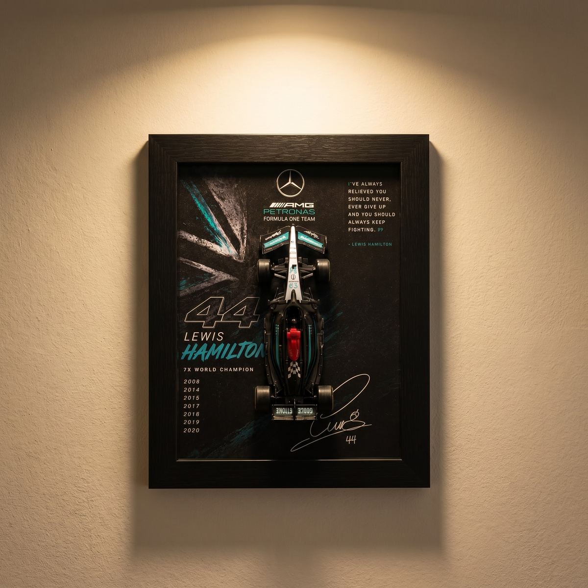Mercedes-AMG Lewis Hamilton F1 3D Car Frame