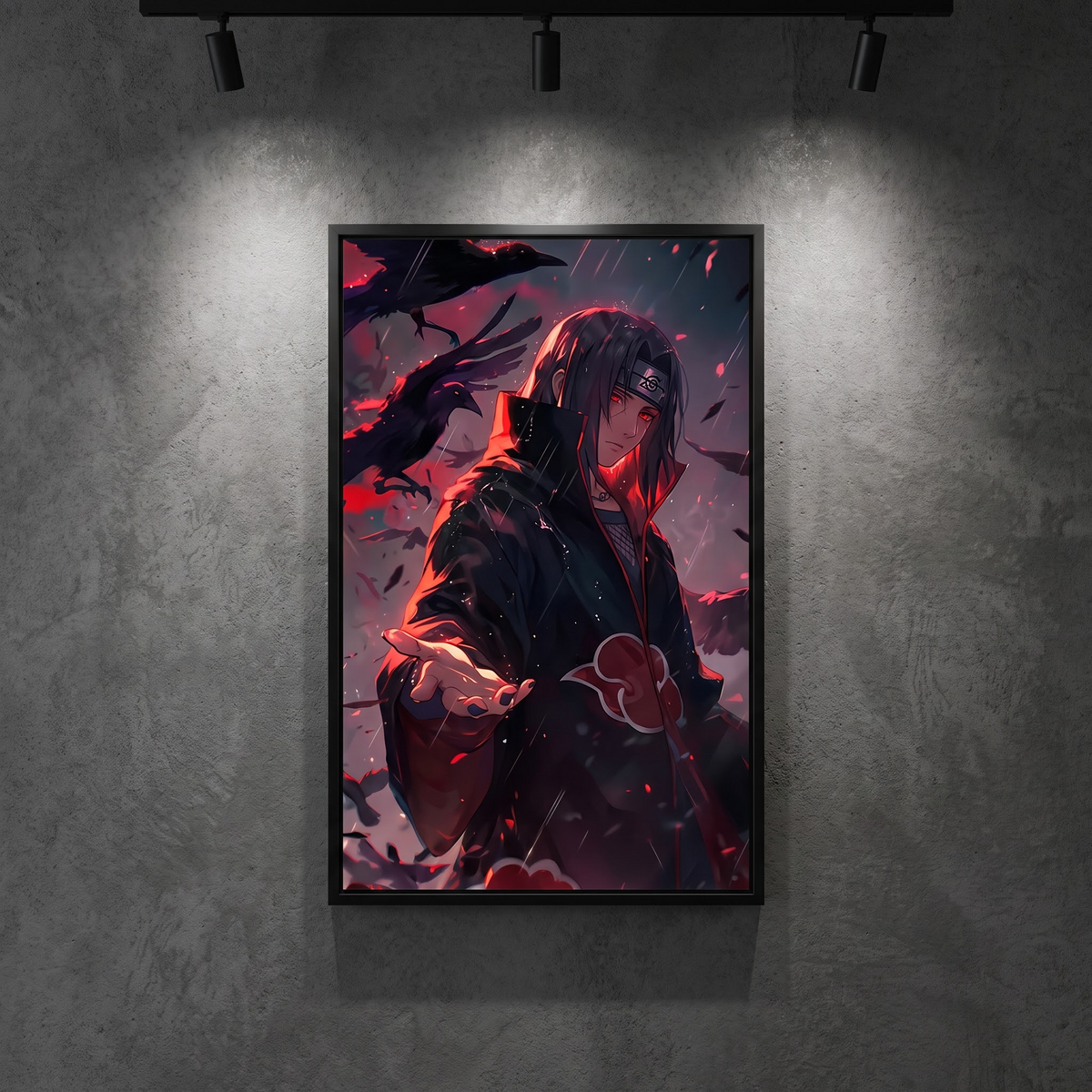 Itachi Uchiha – Naruto Framed Poster 1 pcs