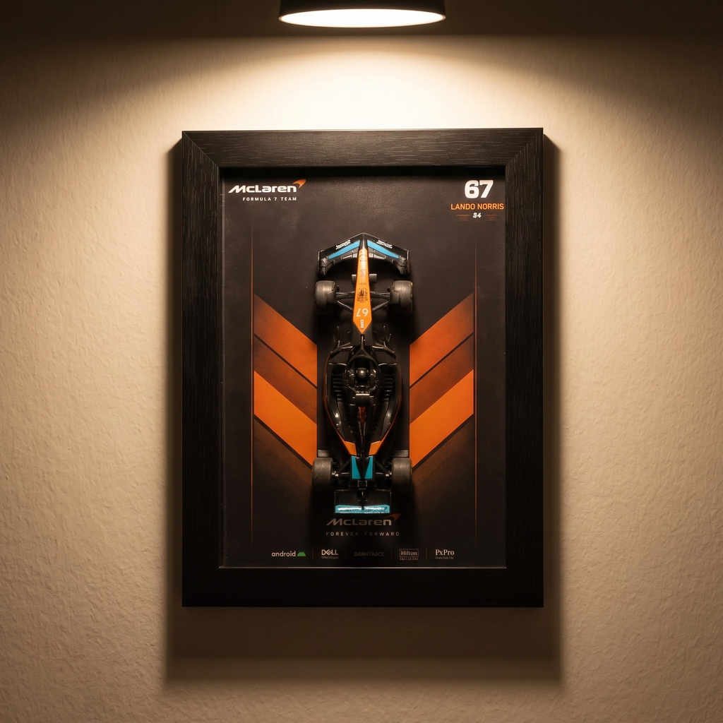 McLaren MCL38 Lando Norris | F1 3D Car Frame