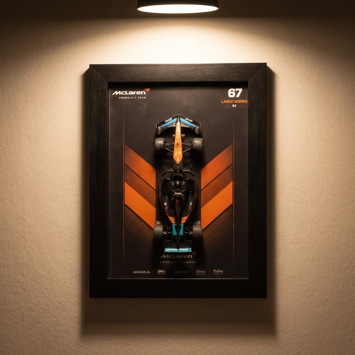 McLaren MCL38 Lando Norris | F1 3D Car Frame
