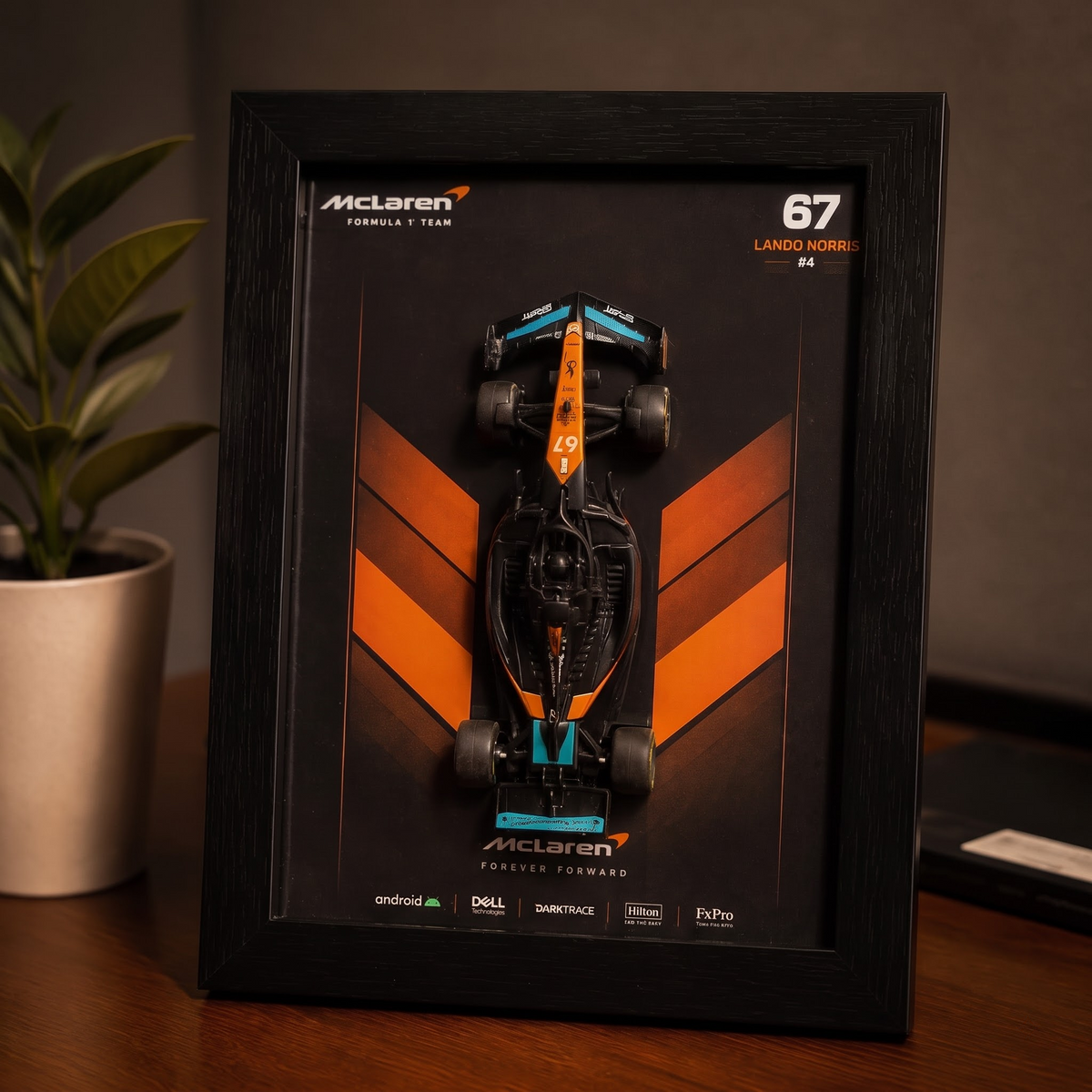 McLaren MCL38 Lando Norris | F1 3D Car Frame