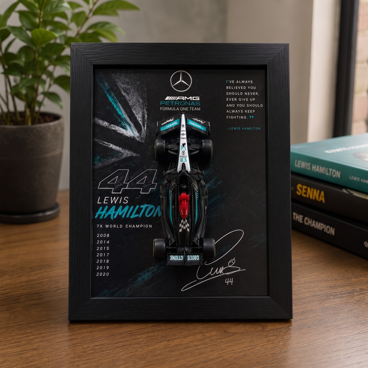 Mercedes-AMG Lewis Hamilton F1 3D Car Frame