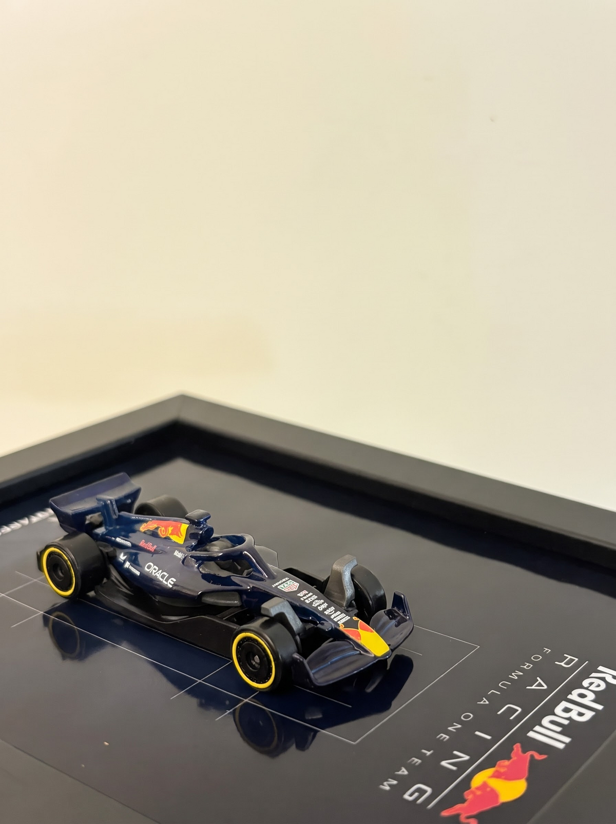 RedBull Max Verstappen F1 3d Car Glossy Frame